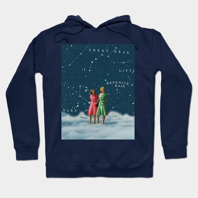 On Friendship // A walk on the clouds Hoodie by MsGonzalez